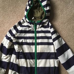 Mini Bode boys striped rain coat